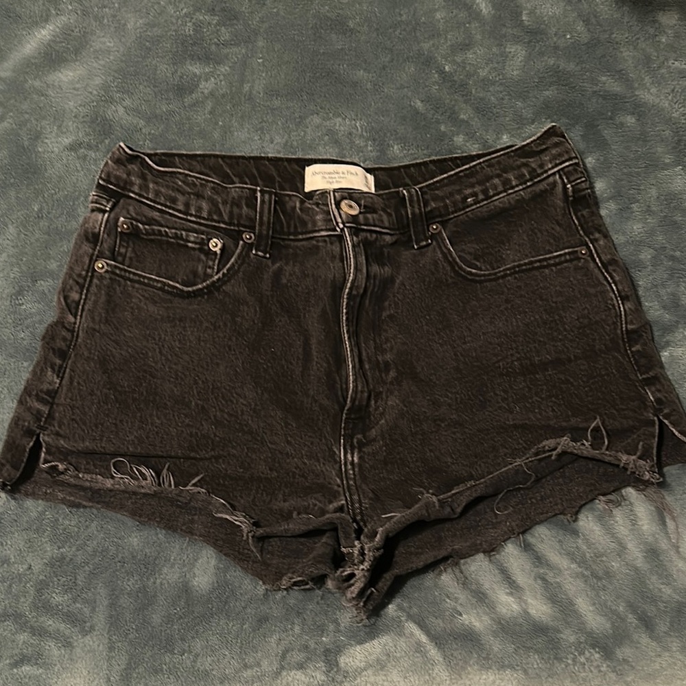 A&F High Rise Mom Shorts